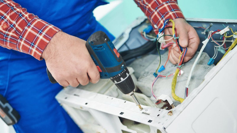 Bayrampaşa Fondital Fondital çamaşır makinesi kart tamiri – Su almama arızası orijinal parça ile giderildi. - Teknik servis örneği